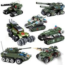 

KAZI building blocks military series aircraft assembly toys 6-14 years old boy tank Scud missile children's gift
