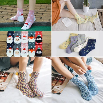 

3Pair Women Funny Socks With Print Cute Cartoon Short Ankle Sock Fashion Harajuku Comfortable Cotton Sock Female Casual Socks