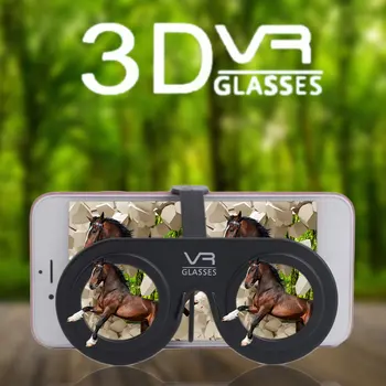

Mini Folding 3D Virtual Reality Cellphone VR Glasses For 3D Movies And Game for IOS for Android Smartphone Mobile