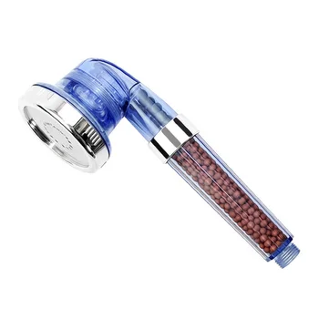 

Bathroom Double-sided High Pressure Shower Head Water Saving Healthy Negative Lon SPA Filtered Adjustable Handheld Hand Shower