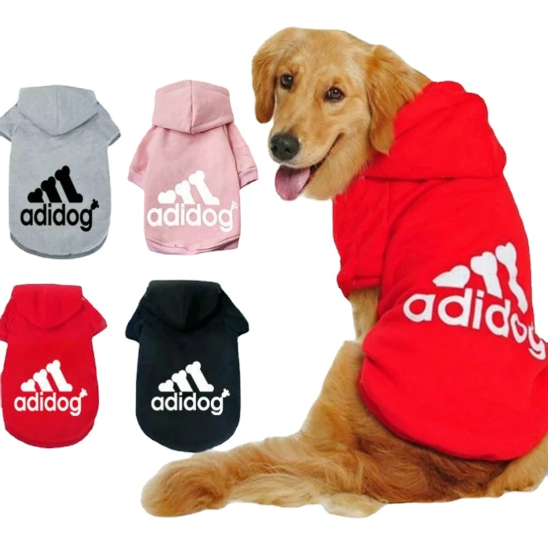 Adidog para perros pequeños y medianos, de algodón puro Sudadera con capucha, diseñador de lujo, al por mayor|Sudaderas de perro| - AliExpress