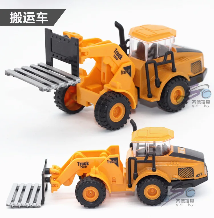 

Warrior Engineering Vehicle Series Car Toy Alloy Excavator Toy Car Disassembly Engineering Vehicle Six-in-One