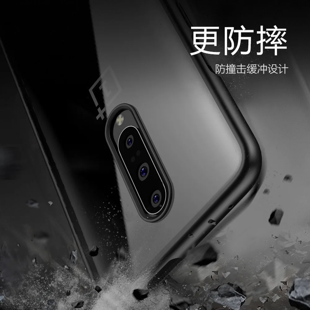 Прозрачная Противоударная задняя крышка для Oneplus 7 PRO / 1 + | Мобильные телефоны и