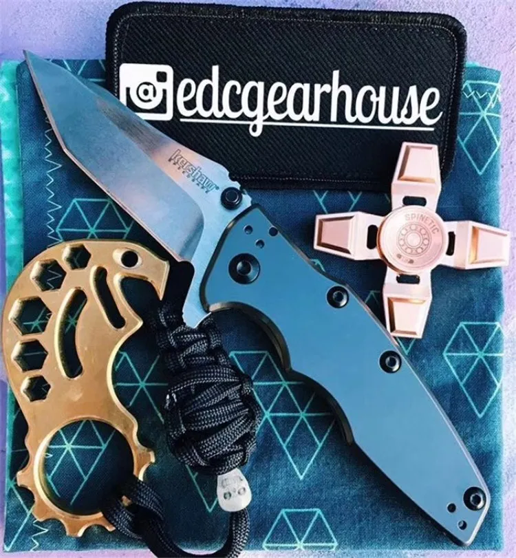 Новейший качественный складной нож Kershaw 3920 EDC, ручка из нержавеющей стали с 8cr13mov стальным лезвием, карманный нож для кемпинга, рыбалки, инструмент