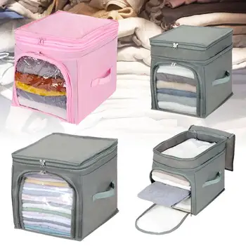 

Non-woven fabric Quilt Storage Bag Home Clothes Quilt Pillow Blanket Storage Bag Travel Luggage Organizer Dampproof Sorting Bag