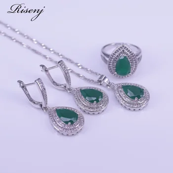 

Malay Jade 925 silver jewelry set for women earrings ring necklace set 925 sterling silver costume jewelry set bridal jewelry