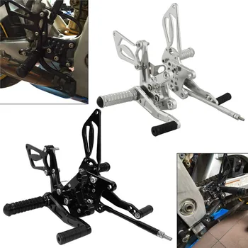 

Motorcycle Adjustable Rearset Footrests Driver Foot Rest Pegs Pedals Rear Set For SUZUKI SV 650 S 650S SV650 SV650S 1999-2015