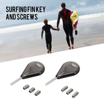 

9MM/12MM FCS Fins Extra Fin Key Surfboard Screw Longboard Sliding Fin Screw & Fin Plate Replacement Kit Surfing Board Screws