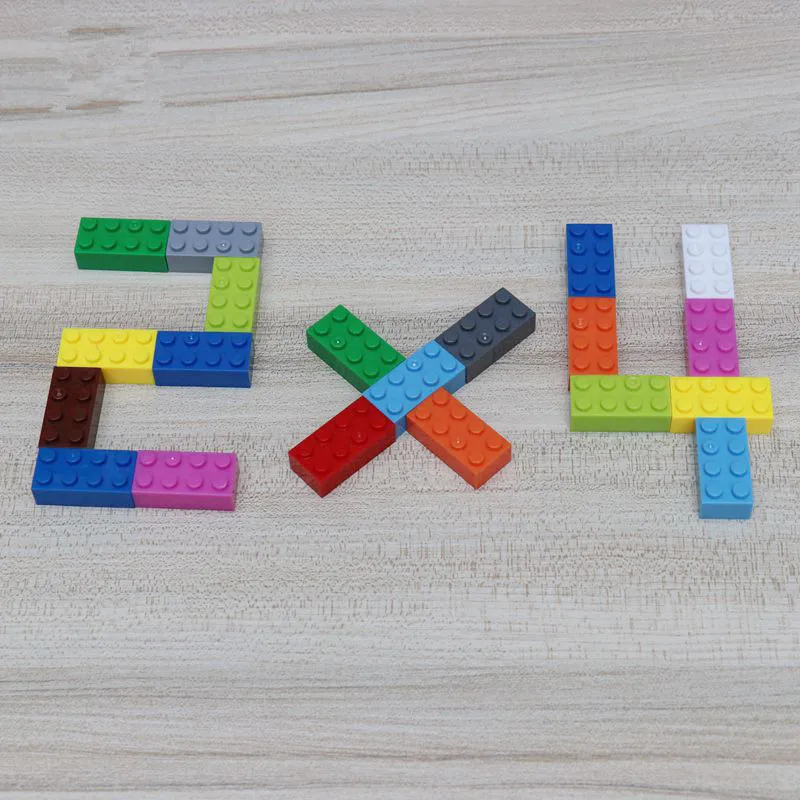100 шт. Детский конструктор MOC 2x4|Блочные конструкторы| |