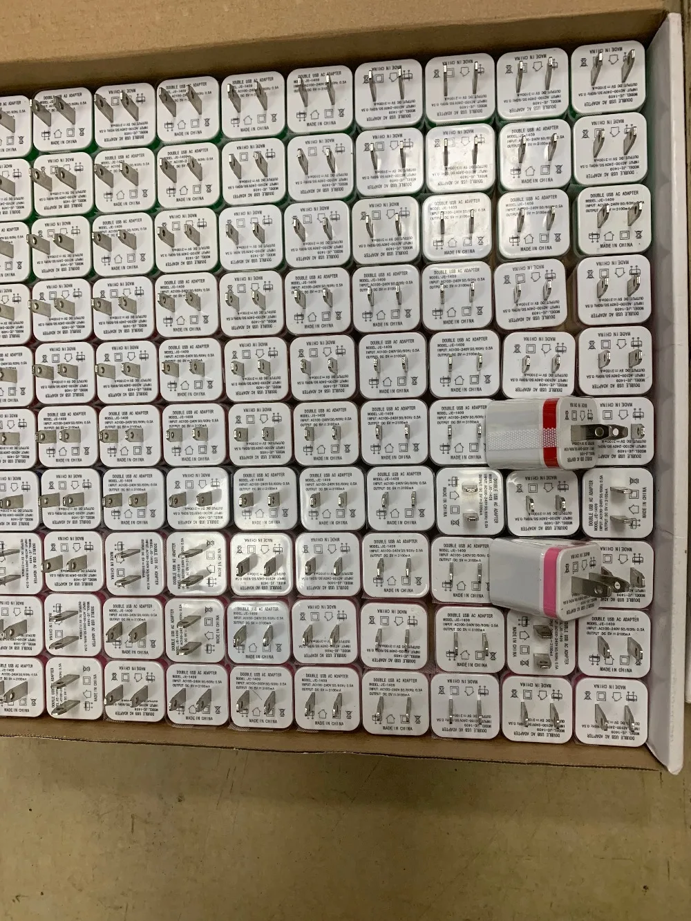 100 шт/партия США штекер 5 В 2.1A двойной USB 2 порта домашнее настенное зарядное устройство с адаптером переменного тока для iPhone 6 6s 7 5s se для samsung Galaxy S3 S4 s 6 s 7