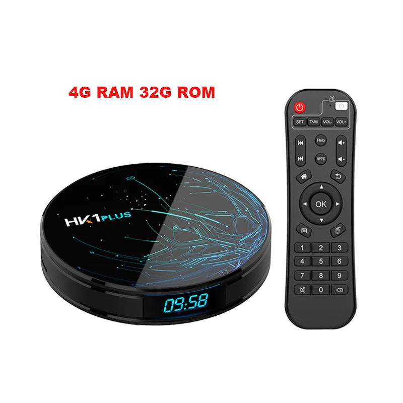 4G 32G HK1 плюс Android 9,0 ТВ приставка Amlogic S905X2 4 Гб 64 Гб двойной Wifi BT4.0 USB3.0 H.265 4K 60pfs поддержка Netflix Youtube Google плеер - Цвет: 4G 32G