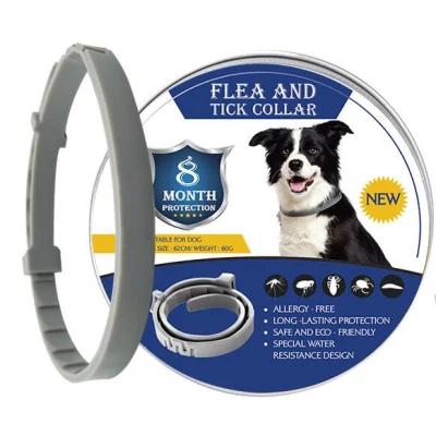 62cm for Dogs Дропшиппинг Bayer Seresto 8 месяцев Блоха и клещи воротник для кошек Комаров Репеллент насекомых Регулируемый ошейник комаров - Цвет: 62cm for Dogs