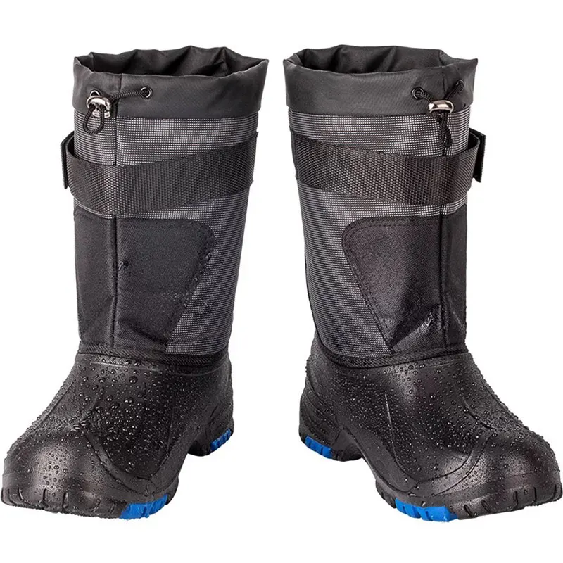 

Warm Mens Snow Ice Fishing Rain Shoes Soles Plus Steel Nails Non-slip Waterproof Outdoor Climb Hunting Hiking Thicken Boots