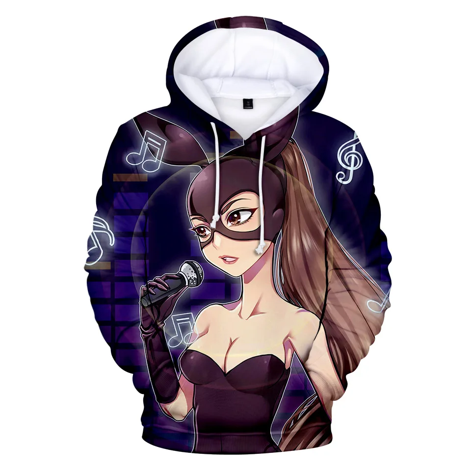  Cute Comfortable Ariana Grande 3D Hoodies Women/Men Thank U Next Singer Ariana Grande 3D Harajuku G