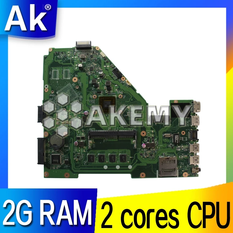 NEW!!! Laptop Motherboard For Asus X550C X550CC X550CL A550C K550C Y581C X550CA Mianboard W/ E1 2100 2 cores 2GB RAM|Материнские