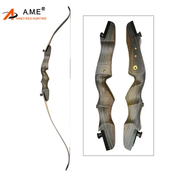

1PC 62" Archery Recurve Bow Takedown 18-40lbs Wooden RH Traditional Longbow Target Hunting For Shooting Accessories