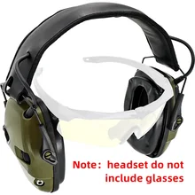 Casque de Protection auditive et anti bruit avec prise de vue électronique, casque d'écoute tactique pour la chasse 