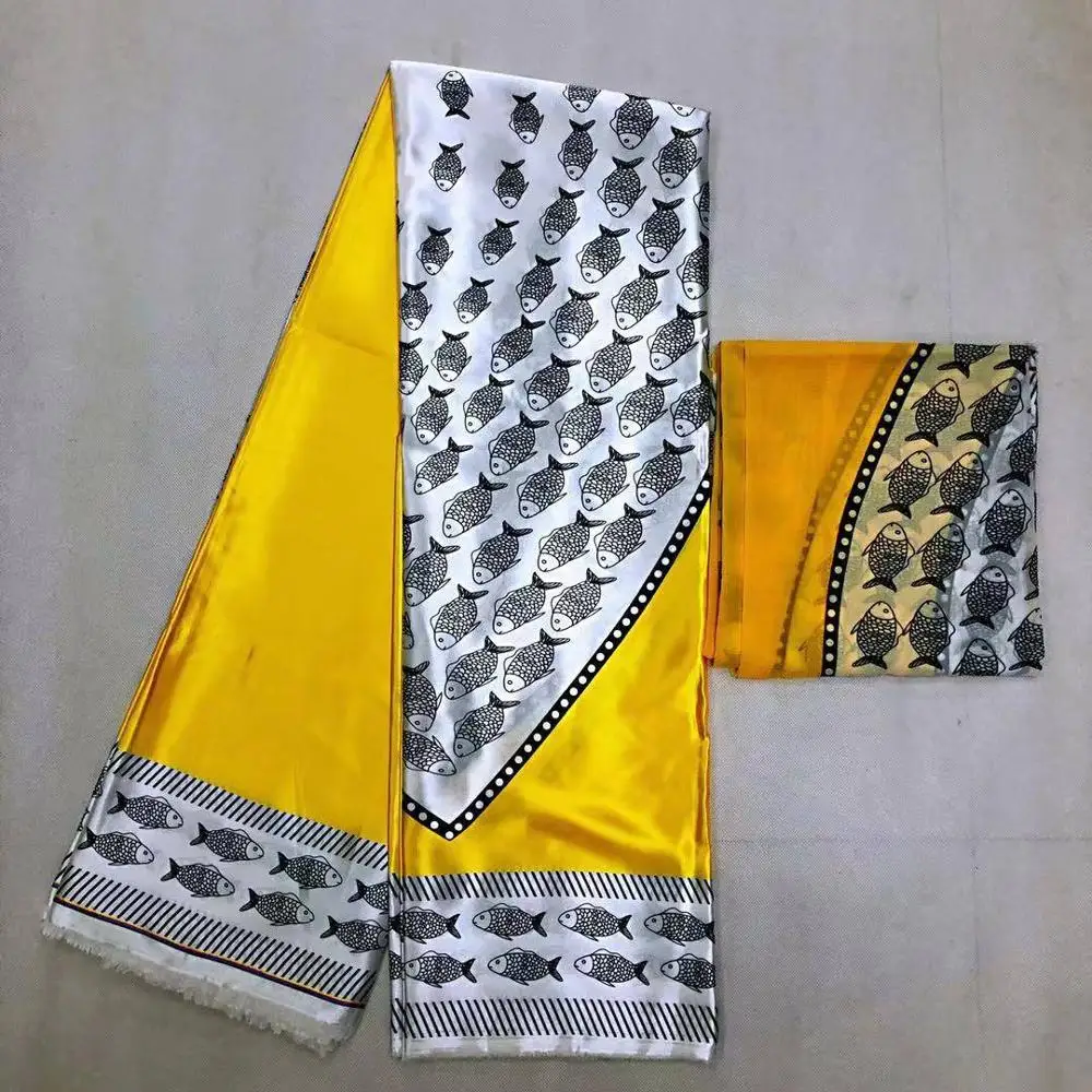 Высокое качество цифровой печатный воск дизайн африканская атласная ткань Африканский Воск узор атласная шелковая ткань для вечернего платья LP30 - Цвет: 36