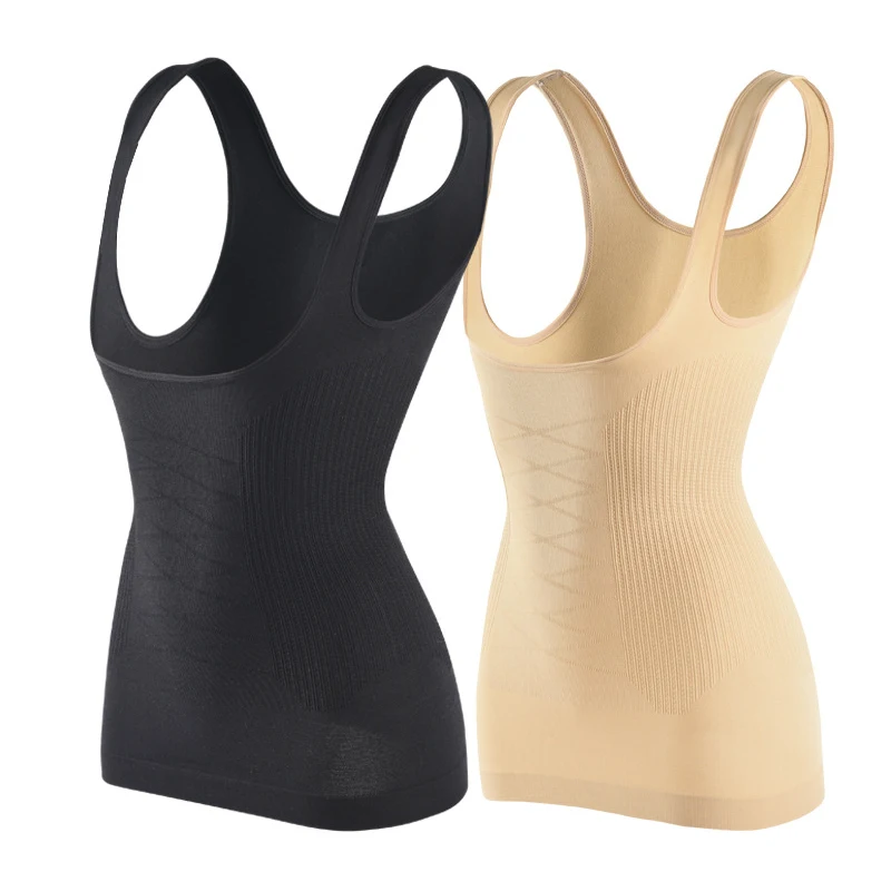 yummie shapewear CXZD Women's Slimming Tank Top Tummy Control Shapewear Compression Vest Invisible Body best tummy control shapewear
