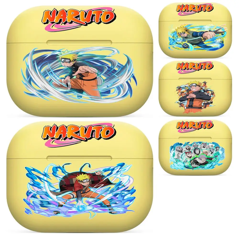 Силиконовый чехол с аниме N-Naruto для AirPods Pro 3 2 1 Обложка беспроводных