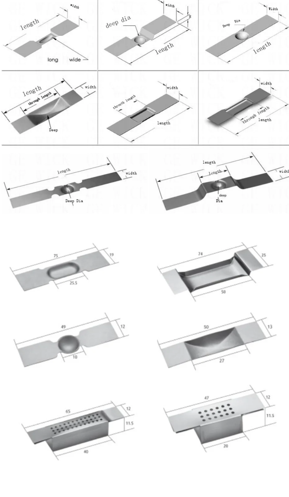 Tungsten Boats