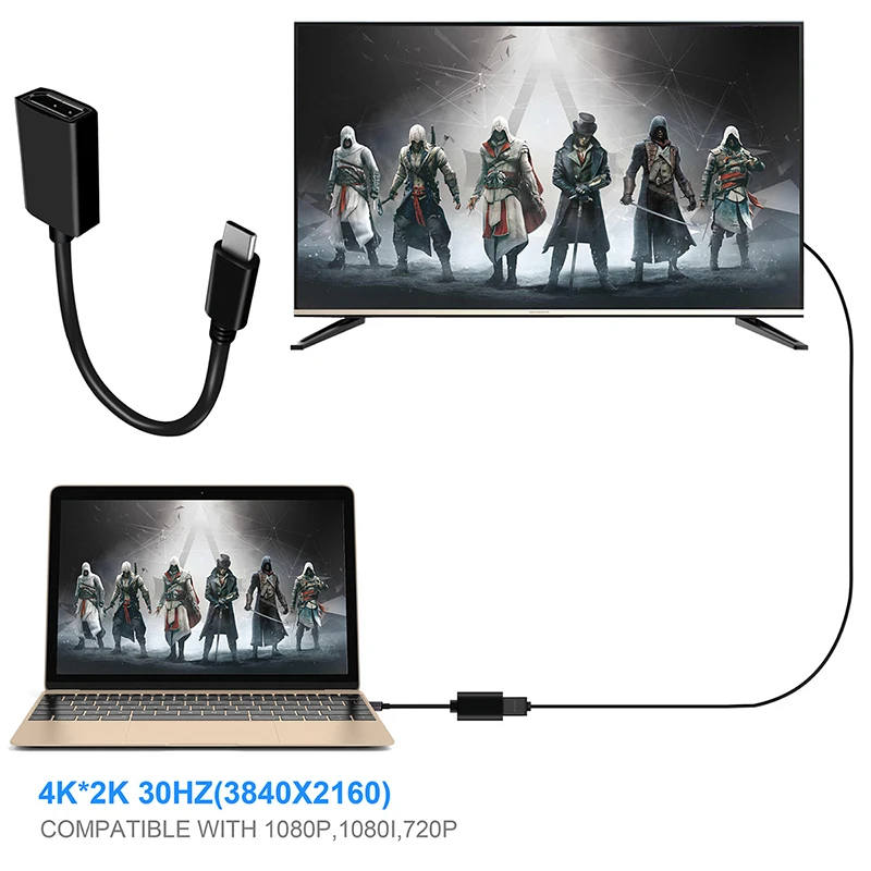 HDTV USB 3.1 CŸ DP ÷ Ʈ ,    ̺, 5Gbps 4k 