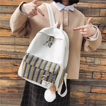 

New Girl's Schoolbag College Student Backpack