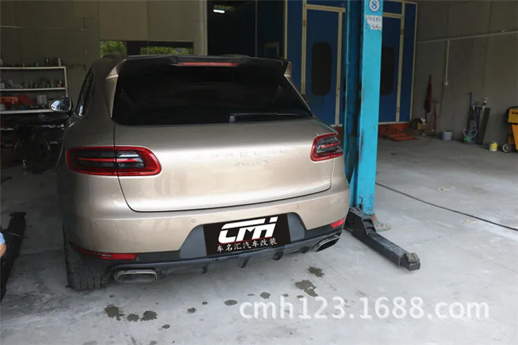 Подходит для Porsche MACAN 14-16 крылья спойлера из углеродного волокна