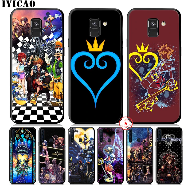IYICAO по игре Kingdom Hearts Игры мягкий чехол для телефона samsung Galaxy A9 A8 A7 J6 A6 плюс 2018 A5 A3 2016