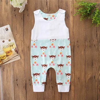 

Baby Girl Clothes Children Jumpsuit Summer Trend Sleeveless Casual Romper Thin Section Short Climbing Romper Baby Clothes
