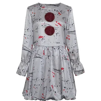 

Movie It Pennywise Halloween cosplay Costumes Christmas Kid and Adult Men women Story role atmosphere play stage prop clothes