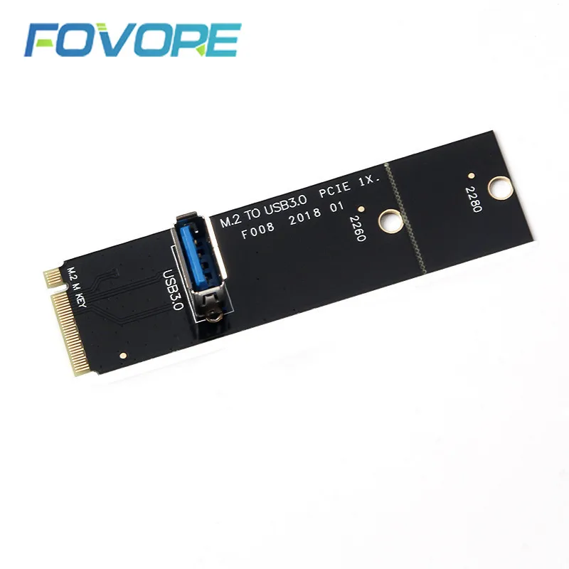 Карта передачи данных NGFF M.2 к USB 3 0 адаптер M2 USB3.0 для Райзер-карты PCI-E майнинга