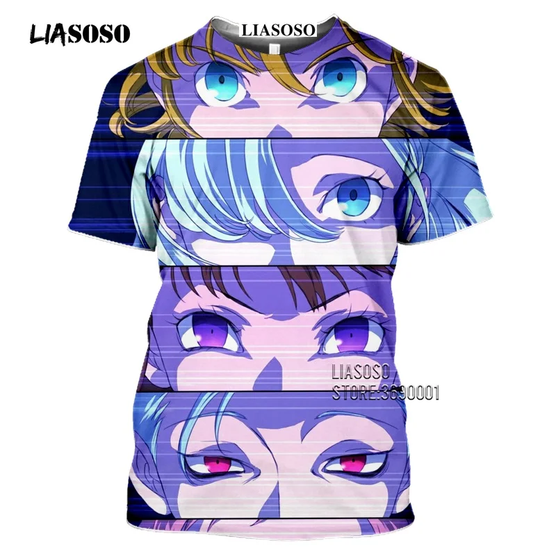 LIASOSO Anime The Seven Deadly Sins Men's T-shirt Japanese Meliodas Hawk Escanor Estarossa 3D Print Tshirt Summer Casual Shirt  (10)