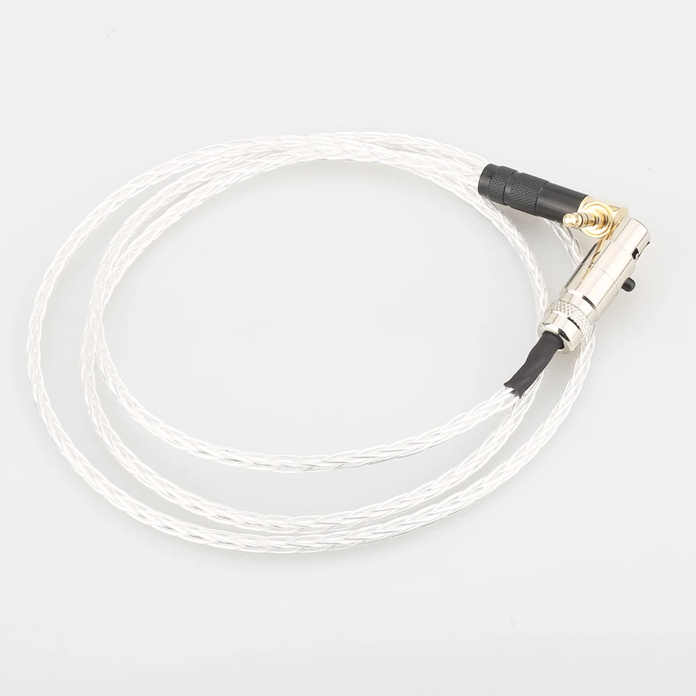 Audiocrast 8 Cores 7N OCC Silver Plated copper silver Earphone Upgraded Cable Wire for K240 K242 K271 K272 K702 Q701 Headphones