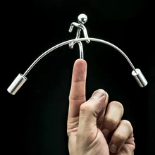 

Little Iron Man Weightlifting Balance Bar Desktop Stress Relief Toy for Adult and Kids