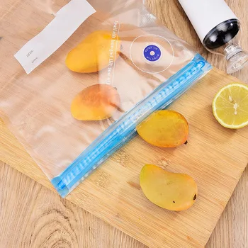 

Vacuum Zipper Bags Reusable Food Storage Bags Vacuum Bag for Handheld Vacuum Sealer BPA Free 10Pcs /Lot 22 x 21Cm