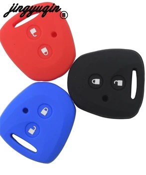 

jingyuqin silicone car key case for TOYOTA Grand New Avanza Daihatsu Xenia PERODUA Alza Myvi Axia Perodua 2button remote key