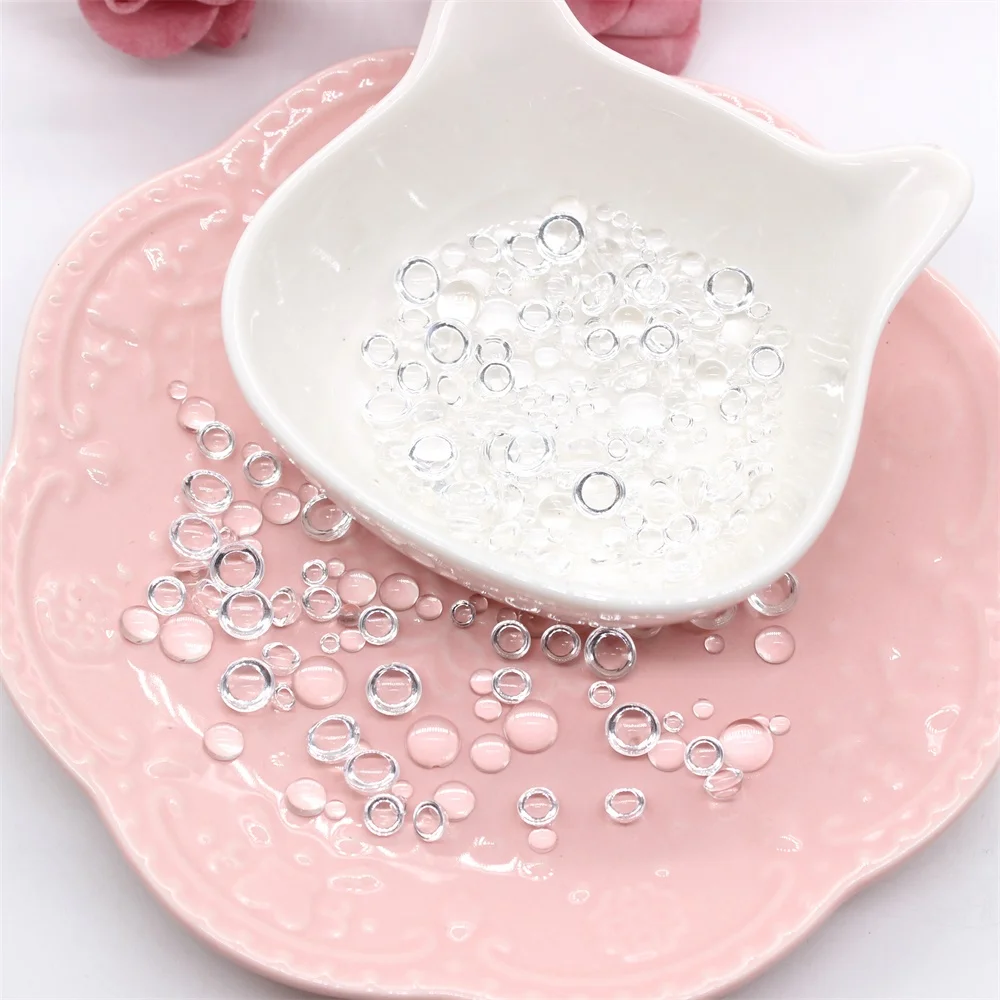 Simulation Stones Decor Accessories KSCRAFT 350pcs Simulation Dewdrop Waterdrop Droplets Stones For DIY Paper Craft Card Making Decor Accessories Scrapbooking