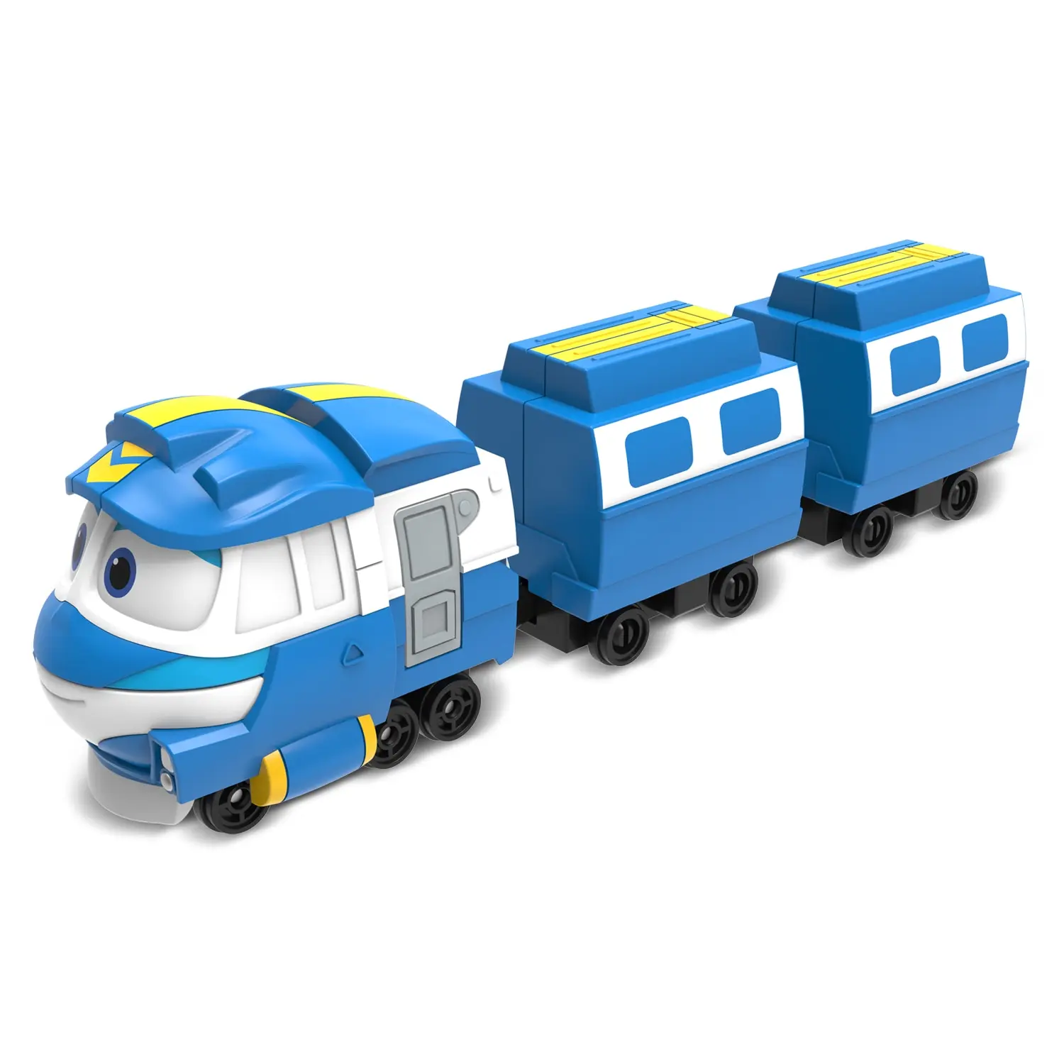 Паровозик Robot Trains с двумя вагонами Кей Silverlit | Игрушки и хобби