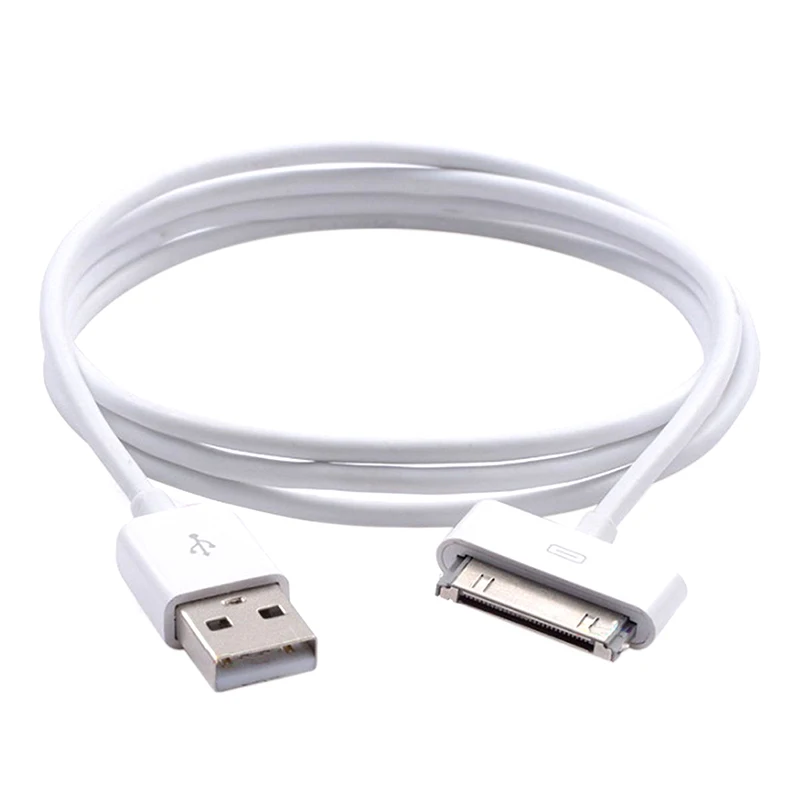 1 рулон USB синхронизация данных Зарядка Кабель питания для Apple Синхронизация данных 30pin USB кабель для IPhone 4/4S/3g/IPad