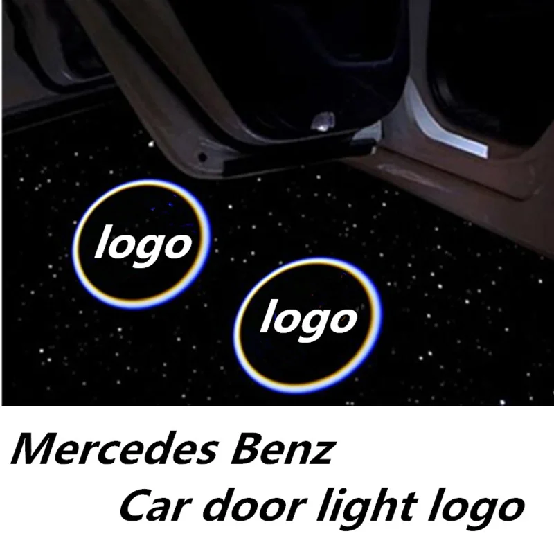 

2X Led Car Door Welcome Light Logo Projector Laser Lamp For Mercedes Benz W212 W213 W176 W166 W164 W203 W204 W205 C207 W210 W221