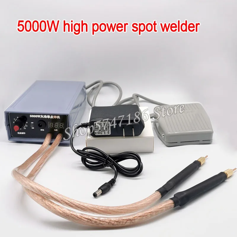 5000W Spot Welding Machine Handheld 18650 Battery Spot Welder DIY Product For Welding Nickel strip