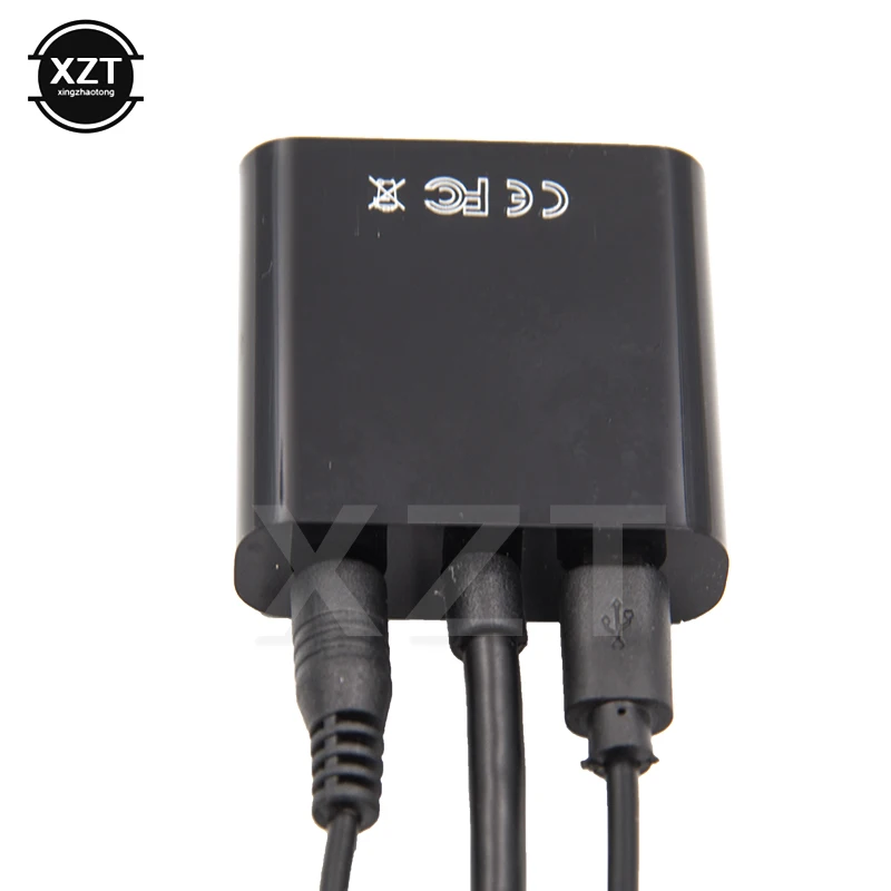 HDMI To VGA Adapter Cable VGA To HDMI Converter VGA Cable Adapter HDMI Cable VGA Cable HDMI-compatible TO VGA Adapter Cable Male To Female Converter 1080P VGA Jack 3.5 AUX Cable USB Power For PC Laptop projector TV