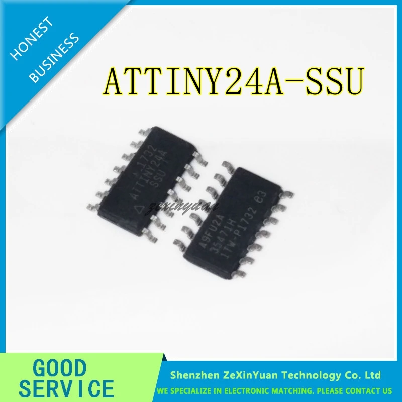 

2 шт./лот ATTINY24A-SSU SOP-14 ATTINY24 ATTINY24A ATTINY24-20SSU MCU chips в наличии