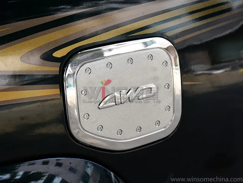 Для Toyota Land Cruiser 120 Prado J120 2003 2004 2005 2006 2007 2008 2009 хромированная крышка топливного бака