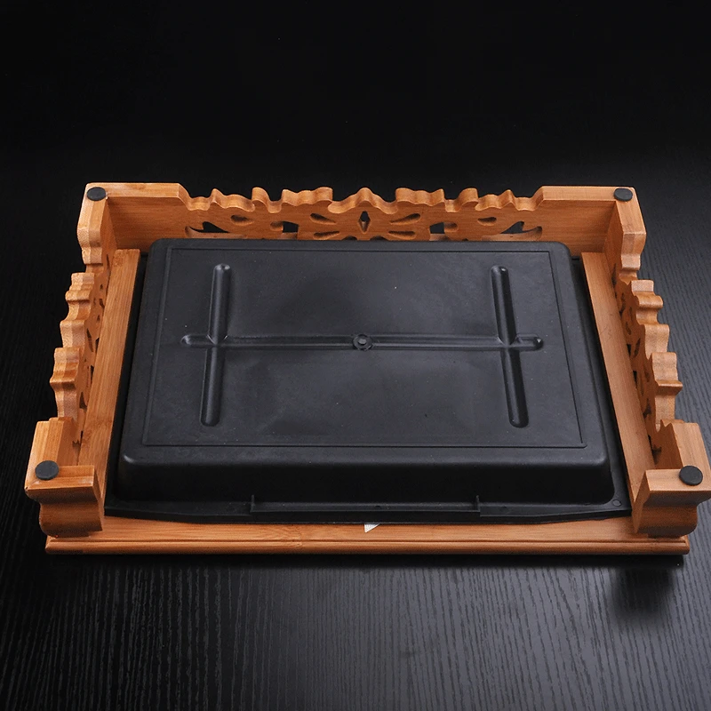 Элегантный чайный поднос Gongfu бамбуковый для чая 14 &quotX 10 3&quot|tray serving|tray bambootray table |