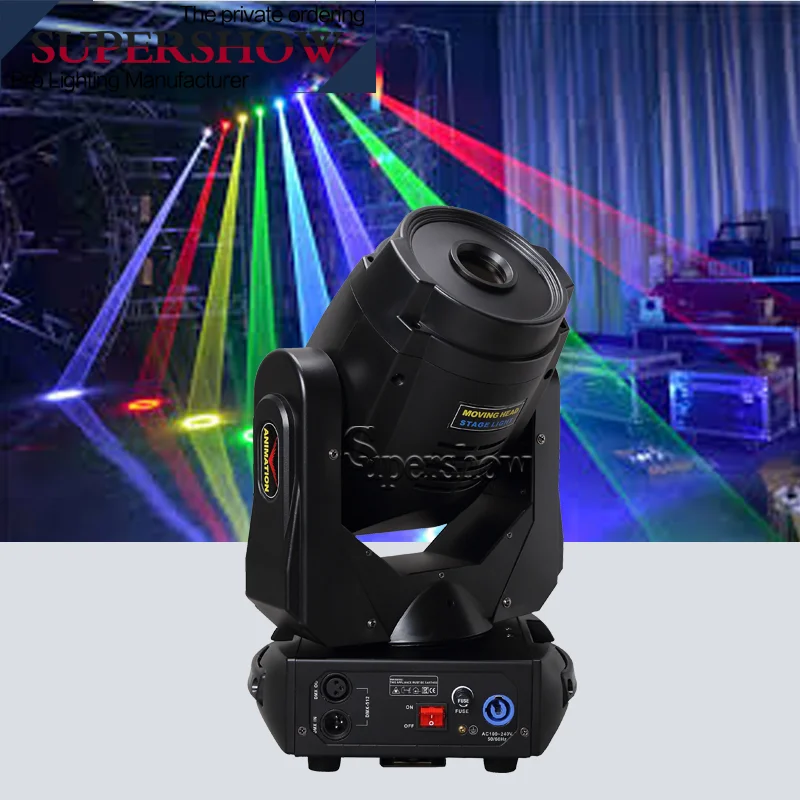 Новый стиль цветной Вращающийся лазерный светильник для сцены 2 Вт rgb движущийся