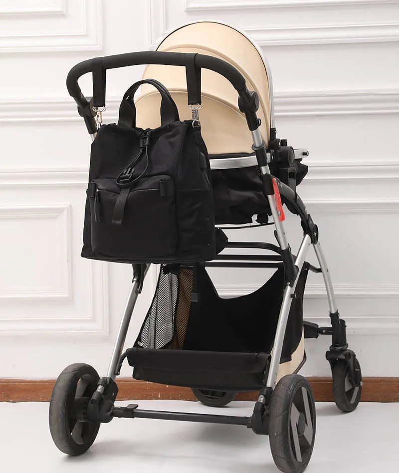 

Ideal Large Diaper Bag Backpack Deluxe Multi-Function Waterproof Stylish Travel Tote with Stroller Strips for Diapers