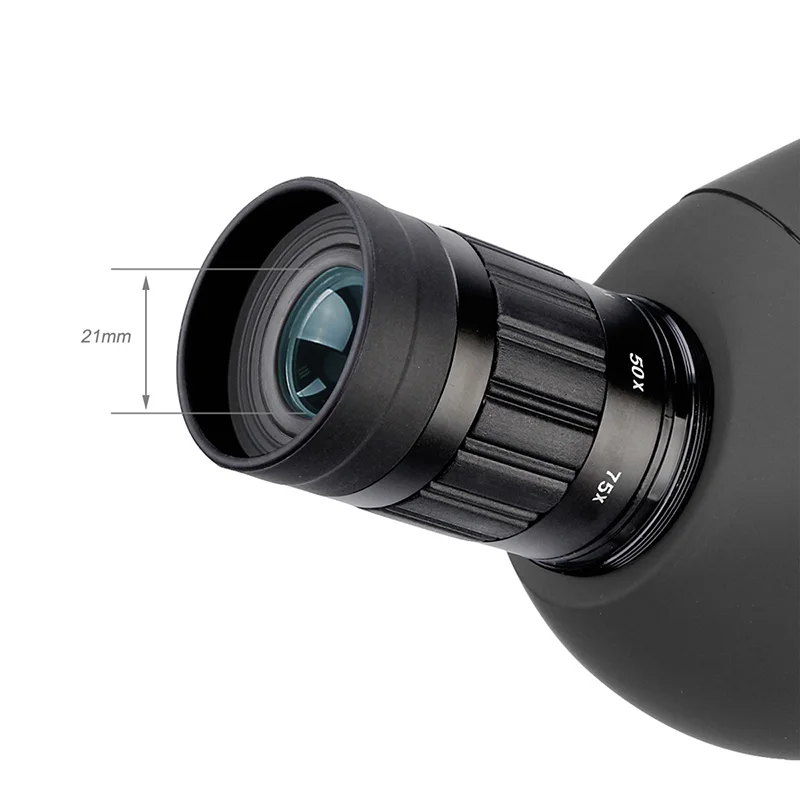 SVBONY SV28 25-75x70 spotting scope Powerful Telescope Long Range Large Eyepiece 21mm For Target Shooting Archery+Desktop Tripod