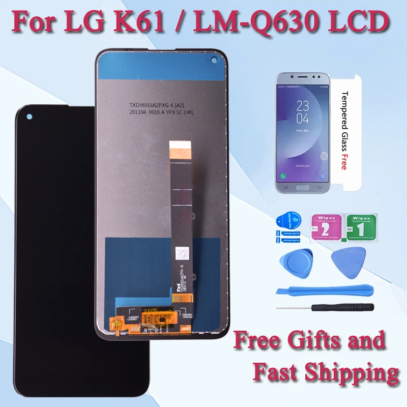 6.53 inch Displa For LG K61 LCD Touch Screen Sensor Panel Digiziter Assembly Q630 LMQ630EAW Display Replacement | Мобильные телефоны